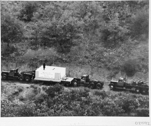 Transportation of the 200-inch mirror to Palomar Observatory