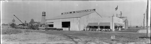 Buck & Stoddard oil well supply, 3354 East Slauson, Los Angeles. 1924