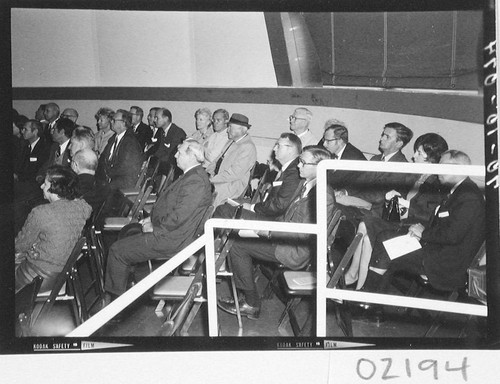 Guests at the dedication of the 60-inch telescope, Palomar Observatory