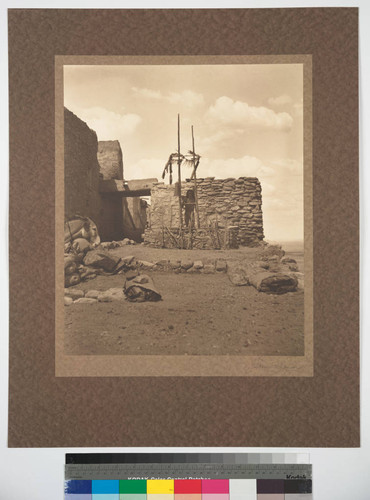 The Kiva of the Snake Clan at Walpi, Hopi Pueblo on the First Mesa