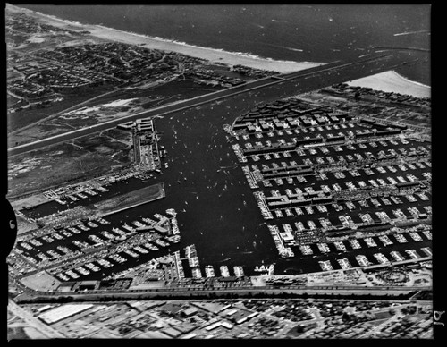 Aerial view of Marina Del Rey