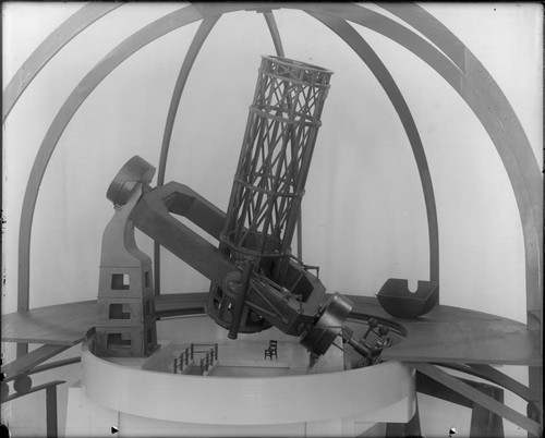 Model of the Hooker 100-inch telescope