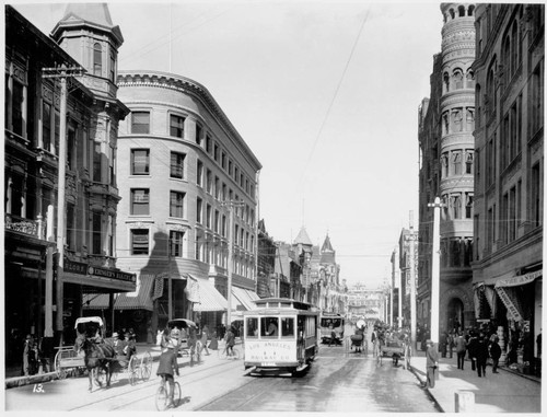 Spring Street from Third Street, approximately 1903