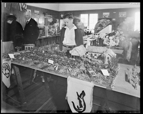 Hobby show, Polytechnic Elementary School, 1030 East California, Pasadena. June 1939