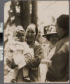 Chinese women and baby, Old Chinatown, Los Angeles