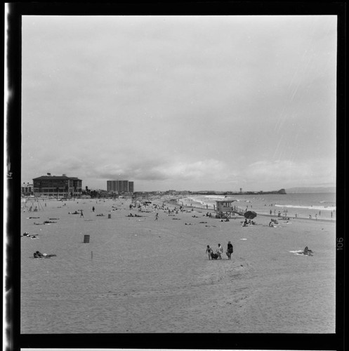 Santa Monica Beach, south from Santa Monica Pier