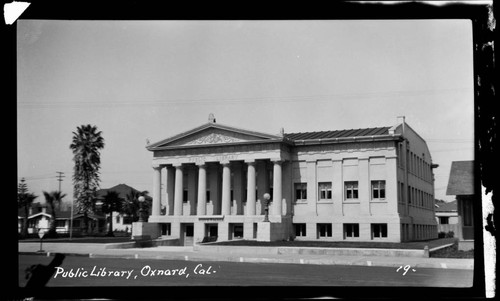 Public Library, Oxnard, Cal — Calisphere