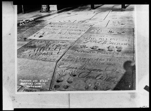 "Imprints of the Stars" Grauman's Chinese, Hollywood