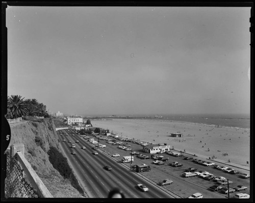 Pacific Coast Highway looking south, Santa Monica