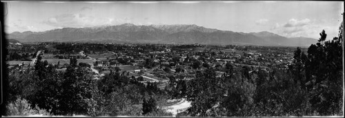 Bird's eye view of Pasadena