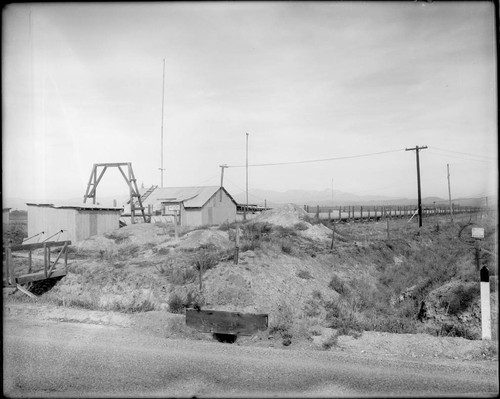 Building and area adjacent to Albert Michelson's speed of light experiment tube, Irvine, California