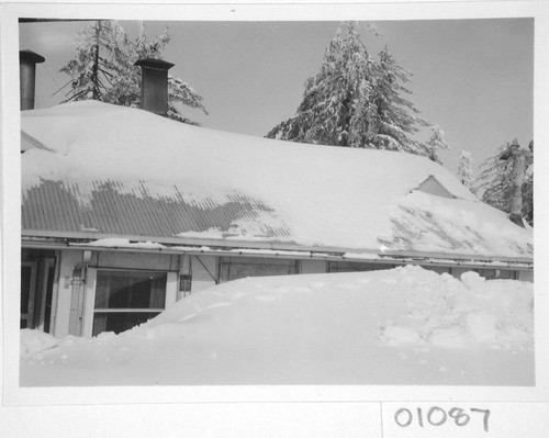 Snow-covered Monastery at Mount Wilson Observatory