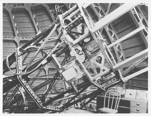 Plate holder on the Hooker 100-inch telescope cage