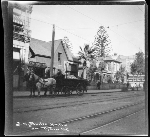 J. H. Burke home on Main St