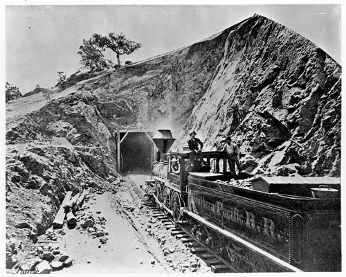 S.P.R.R. nearing tunnel