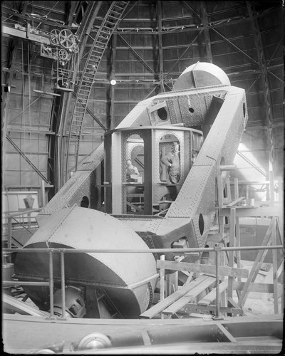 Lower section of the Hooker 100-inch reflecting telescope, Mount Wilson Observatory