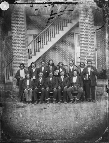 Choctaw. Members of Senate in Upper House of Tribal Council, 1879