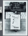 Miss Venice, Thelma Peairs, with Venice bus poster