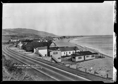 Malibu Beach, Calif. Motion Picture Colony