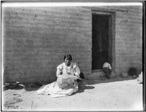 Weaving basket [Pima]