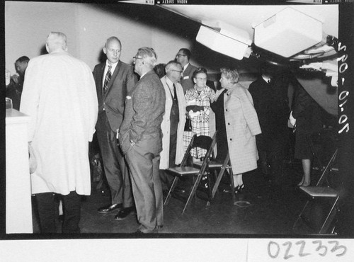 Guests at the dedication of the 60-inch telescope, Palomar Observatory