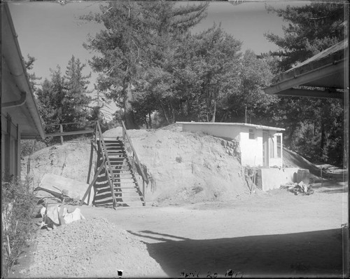 Future site of the new Monastery Annex, Mount Wilson Observatory