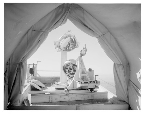 The Snow telescope coelostat and second mirror, Mount Wilson Observatory