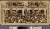 President McKinley addressing the people of Redlands from Balcony of Casa Loma Hotel, California