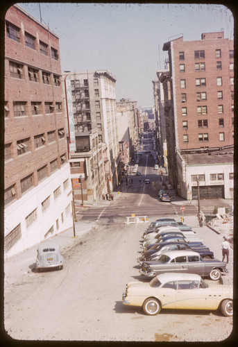 4th Street cut under construction