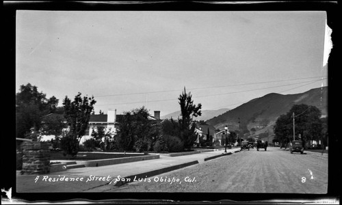 A Residence Street, San Luis Obispo, Cal