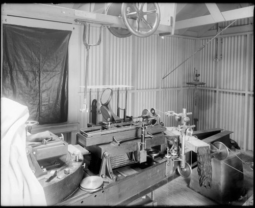 30-foot spectrograph inside the 60-foot tower telescope building, Mount Wilson Observatory