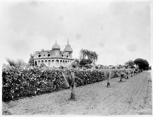 The first important residence built in Alhambra called "The Alhambra"