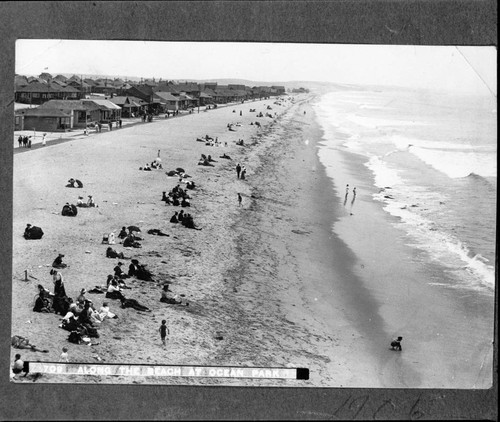 Along the beach at Ocean Park