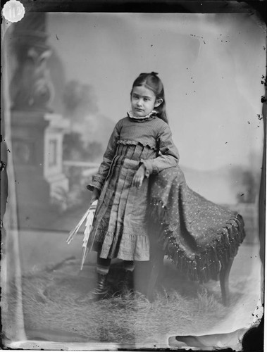 Wyandot girl. A smart scholar and successful temperance worker, Indian Territory