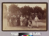 Tennis court on Channing place, 170 Orange Grove--Pasadena (corner of Walnut)