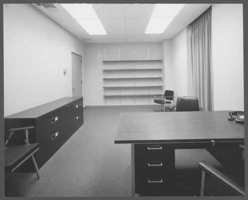 Typical large office in the new wing of the Mount Wilson Observatory office building, Pasadena