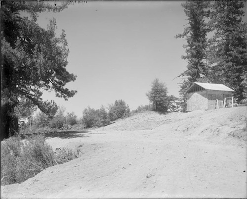 Site for the 100-inch telescope, Mount Wilson Observatory, prior to construction