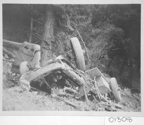 Truck accident, Mount Wilson