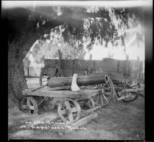 The Old Cannon at Sepulveda Ranch