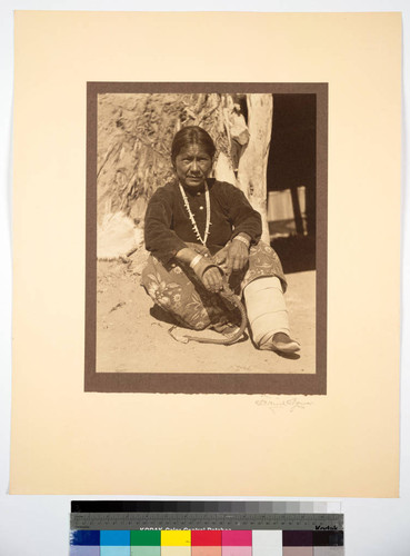 Navajo Woman of Ganado, Arizona