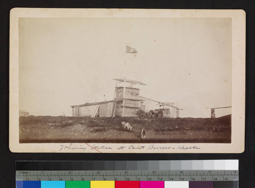 Whaling station at Point Barrow--Alaska