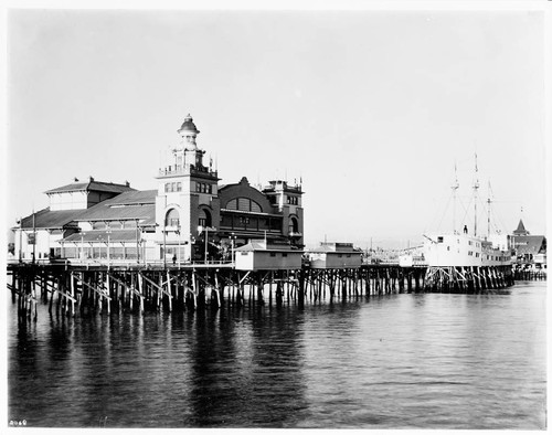 Venice wharf and pavilion