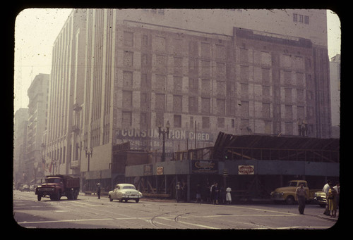 4th and Spring Streets. Angelus Hotel is gone