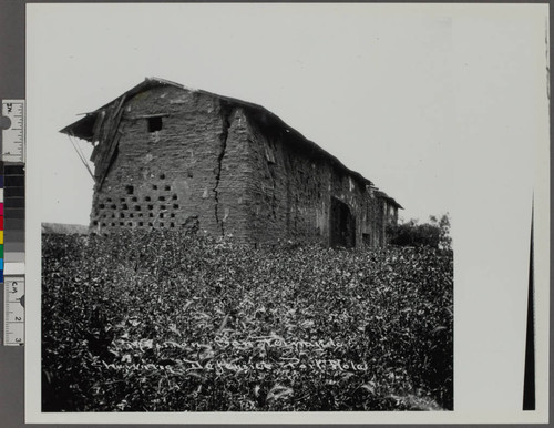 Mission San Fernando showing defensive Port Holes