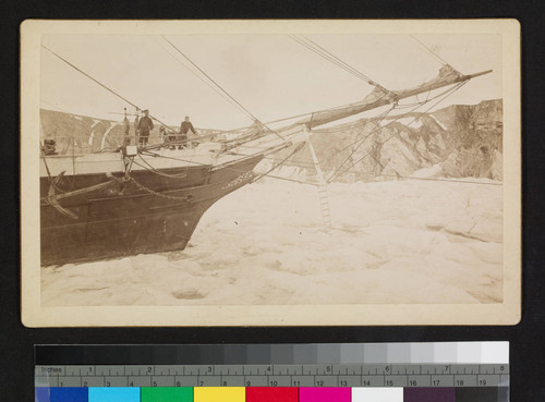 The "Richard Rush" in ice with rope ladder