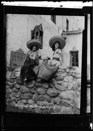 At Olvera St., Los Angeles, Calif