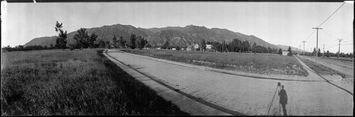 Mount Wilson from Washington and Sierra Bonita Streets