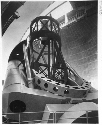 Telescope pointed to the zenith, Palomar Observatory