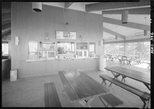 Skyline Park pavilion interior, Mount Wilson