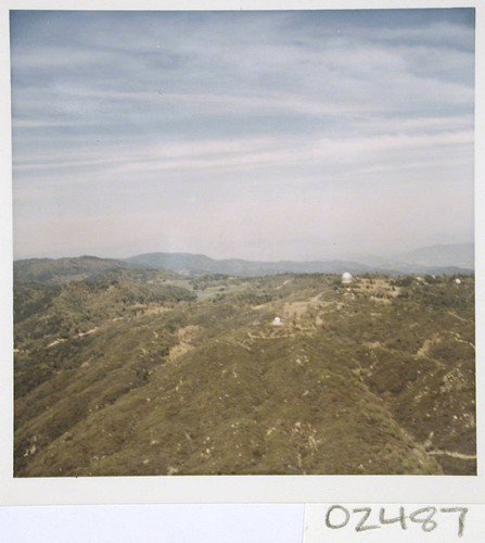 Color aerial view of Palomar Observatory